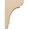 Ekena Millwork 12"W x 24"D x 36"H Classic Hughes Rough Cedar Woodgrain TimberThane Corbel, Primed Tan CORUR12X24X36HUGRCPR - alternate 2